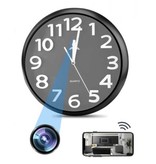 Twister Reloj G20 con cámara 1080p y WiFi - Inalámbrico Smart Home Security Visión nocturna Detección de movimiento Negro