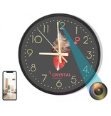 Twister G50 Clock with 1080p Camera and WiFi - Wireless Smart Home Security Night Vision Motion Detection Black