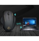 iMice Souris Sans Fil - 2.4GHz 1600DPI Optique / Ergonomique / Droitier - Noir