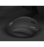 iMice Mouse wireless - 2,4 GHz 1600 DPI ottico / ergonomico / mano destra - nero