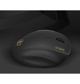 iMice Souris Sans Fil - 2.4GHz 1600DPI Optique / Ergonomique / Droitier - Noir