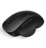 iMice Kabellose Maus - 2,4 GHz 1600 DPI Optisch / Ergonomisch / Rechtshänder - Schwarz