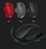 iMice Wireless Mouse - 2.4GHz 1600DPI Optical / Ergonomic / Right Handed - Gray