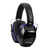 Zohan Geluidswerende Veiligheidsoorkappen Earmuffs - 28dB NRR / Geluid Isolatie / Verstelbaar / Drop-Proof Behuizing  - Blauw