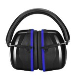 Zohan Schalldichte Sicherheits-Ohrenschützer Ohrenschützer – 28 dB NRR / Schallisolierung / einstellbar / sturzsicheres Gehäuse – blau