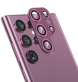 Stuff Certified® Samsung Galaxy S23 Plus Kameraobjektivabdeckung aus Metall – Stoßfester Gehäuseschutz Rosa