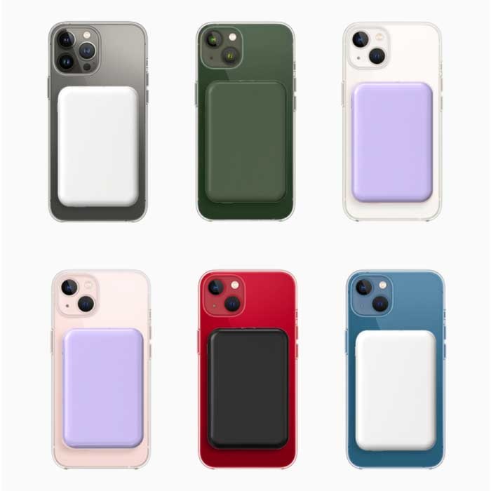 Tollcuudda 20.000mAh Mini Magnetische Qi Powerbank voor Mobiele Telefoons - Oplader Draadloze Batterij Zwart