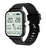 Stuff Certified® GT20 Smartwatch z silikonowym paskiem - Sportowy monitor aktywności Zegarek czarny