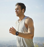 Lige Reloj inteligente con temperatura corporal, monitor de presión arterial y medidor de oxígeno - Fitness Sport Activity Tracker Watch iOS Android - Correa de silicona rosa