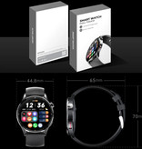 Lige Smartwatch con temperatura corporea, misuratore di pressione sanguigna e misuratore di ossigeno - Fitness Sport Activity Tracker Watch iOS Android - Cinturino in silicone rosa