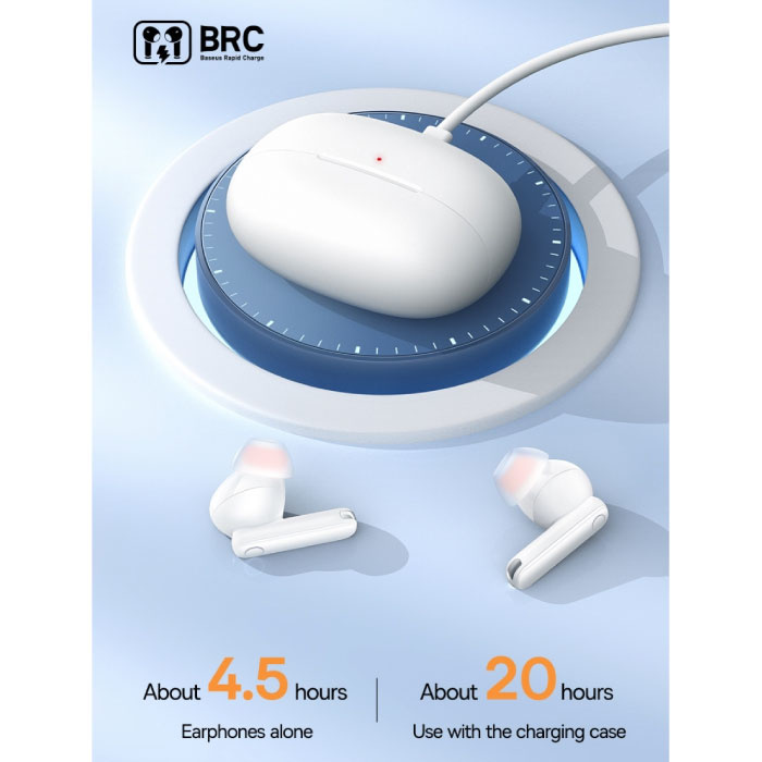 Baseus Écouteurs sans fil Bowie M1 - Écouteurs à commande tactile ANC TWS Bluetooth 5.0 Noir