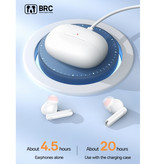 Baseus Bezprzewodowe słuchawki douszne Bowie M1 — słuchawki douszne ANC Touch Control TWS Bluetooth 5.0 białe