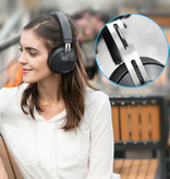 Bluedio BT5 Kabellose Kopfhörer - Bluetooth 5.0 Kabellose Kopfhörer Stereo Studio Headset Schwarz