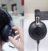 Bluedio BT5 Kabellose Kopfhörer - Bluetooth 5.0 Kabellose Kopfhörer Stereo Studio Headset Schwarz