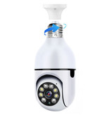 Stuff Certified® Telecamera a bulbo E27 con microfono - WiFi Night Vision Motion Detection Smart Home Security