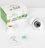 Stuff Certified® Caméra Ampoule E27 avec Microphone - Détection de Mouvement de Vision Nocturne WiFi Smart Home Security