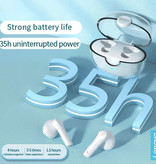 Lenovo Thinkplus XT95 Pro Draadloze Oortjes - Bluetooth 5.1 Oordopjes 9D HiFi TWS AAC/SBC Zwart-Groen