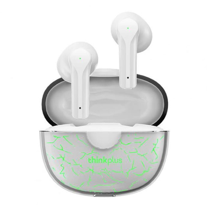 Écouteurs sans fil Thinkplus XT95 Pro - Écouteurs Bluetooth 5.1 9D HiFi TWS AAC/SBC Blanc-Vert