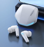 Lenovo Auricolari wireless Thinkplus GM2 Pro - Auricolari Bluetooth 5.3 HiFi TWS bianchi