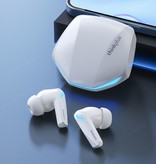 Lenovo Bezprzewodowe słuchawki Thinkplus GM2 Pro — słuchawki douszne Bluetooth 5.3 HiFi TWS białe