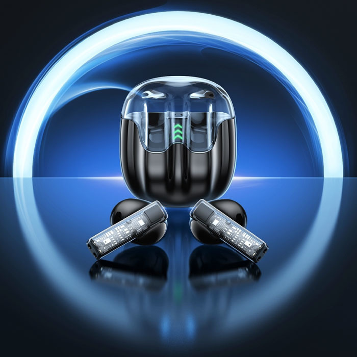 Qoovi Écouteurs sans fil HiTune Q3 - Écouteurs Bluetooth 5.2 HiFi/ANC/TWS Orange