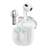 Qoovi Bezprzewodowe słuchawki douszne HiTune Q3 — słuchawki douszne Bluetooth 5.2 HiFi/ANC/TWS białe