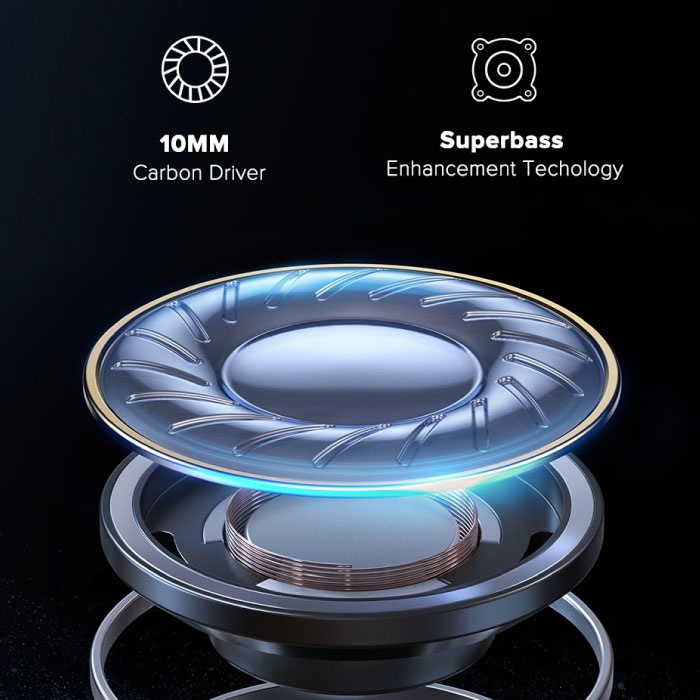 Qoovi HiTune Q3 Kabellose Ohrhörer – Bluetooth 5.2 Ohrhörer HiFi/ANC/TWS Rosa