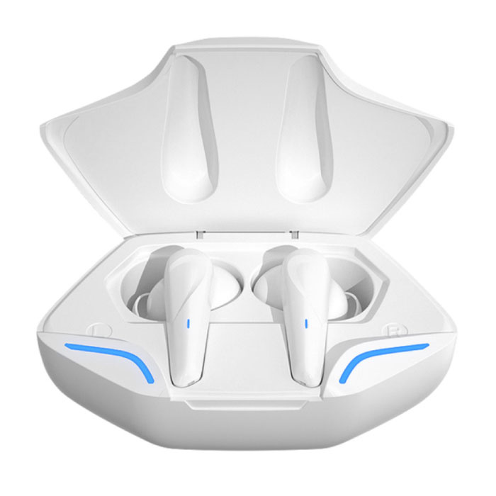 Bezprzewodowe słuchawki douszne X15 — sterowanie dotykowe Słuchawki douszne TWS Bluetooth 5.1 Słuchawki białe