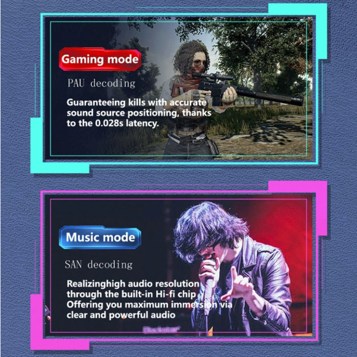 Stuff Certified® Bezprzewodowe słuchawki douszne X15 — sterowanie dotykowe TWS Słuchawki douszne Bluetooth 5.1 Szare