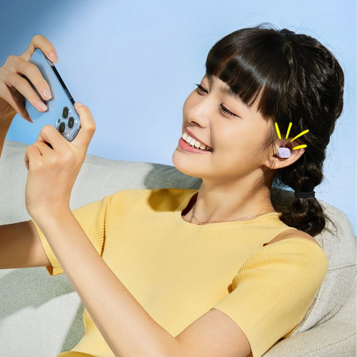 Baseus WM02 Bezprzewodowe słuchawki douszne - Touch Control Earbuds TWS Bluetooth 5.3 Czarny