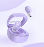 Baseus Auriculares inalámbricos WM02 - Auriculares con control táctil TWS Bluetooth 5.3 Púrpura