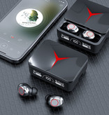 Stuff Certified® Écouteurs de jeu sans fil - Écouteurs à contrôle tactile TWS Bluetooth 5.3 Noir