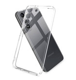 Jaspever Funda Samsung Galaxy S21 Plus Transparente - Funda de Silicona TPU