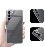 Jaspever Samsung Galaxy S22 Transparent Case - Silicone TPU Case Cover