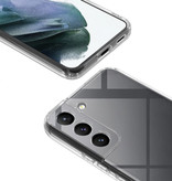 Jaspever Coque transparente Samsung Galaxy S22 Plus - Coque en silicone TPU