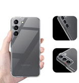 Jaspever Samsung Galaxy S22 Ultra Transparant Hoesje - Silicoon TPU Case Cover