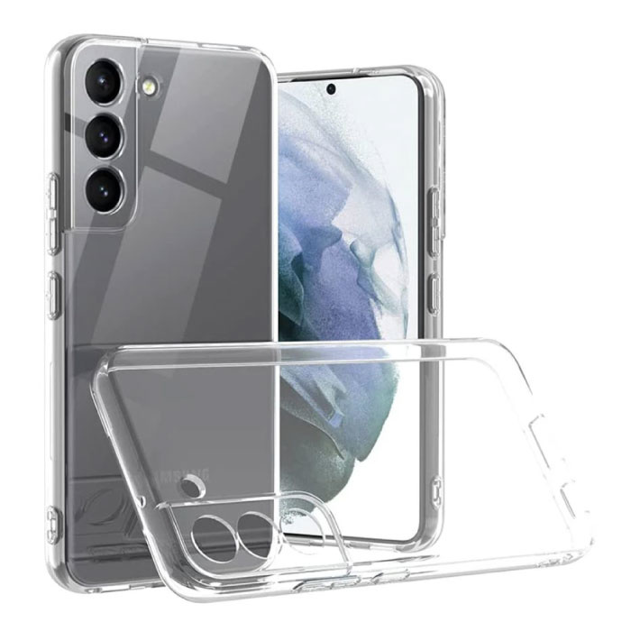 Jaspever Samsung Galaxy S23 Plus Transparent Case - Silicone TPU Case Cover