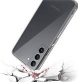 Jaspever Przezroczyste etui Samsung Galaxy S23 - Silikonowe etui z TPU