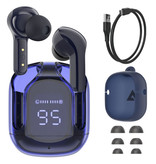 Acefast Auriculares inalámbricos T6 - Auriculares con control táctil TWS Bluetooth 5.0 Azul