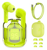 Acefast Écouteurs sans fil T6 - Écouteurs à commande tactile TWS Bluetooth 5.0 Vert