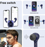 Acefast T6 Wireless Earbuds – Touch Control Earbuds TWS Bluetooth 5.0 Grau