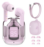 Acefast T6 Draadloze Oordopjes - Touch Control Oortjes TWS Bluetooth 5.0 Roze
