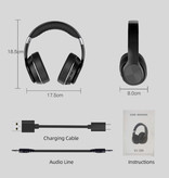 Xiaomi Casque sans fil VJ320 avec microphone - Casque de studio stéréo Bluetooth 5.0 Noir