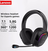 Lenovo Auriculares inalámbricos para juegos G35A - Auriculares con micrófono Bluetooth 5.0 Studio Black