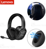 Lenovo Casque de jeu sans fil G35A - Casque avec microphone Bluetooth 5.0 Studio Noir