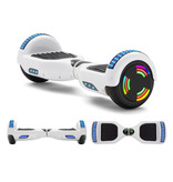 Stuff Certified® Hoverboard met Bluetooth Speaker en RGB Verlichting - 6.5" Banden - 500W Motor - Elektrisch Balance Hover Board Wit