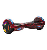 Stuff Certified® Hoverboard con Altavoz Bluetooth e Iluminación RGB - Neumáticos 6.5" - Motor 500W - Electric Balance Hover Board Flame