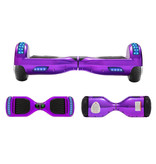 Stuff Certified® Hoverboard avec haut-parleur Bluetooth et éclairage RVB - Pneus 6,5" - Moteur 500W - Balance électrique Hover Board Violet