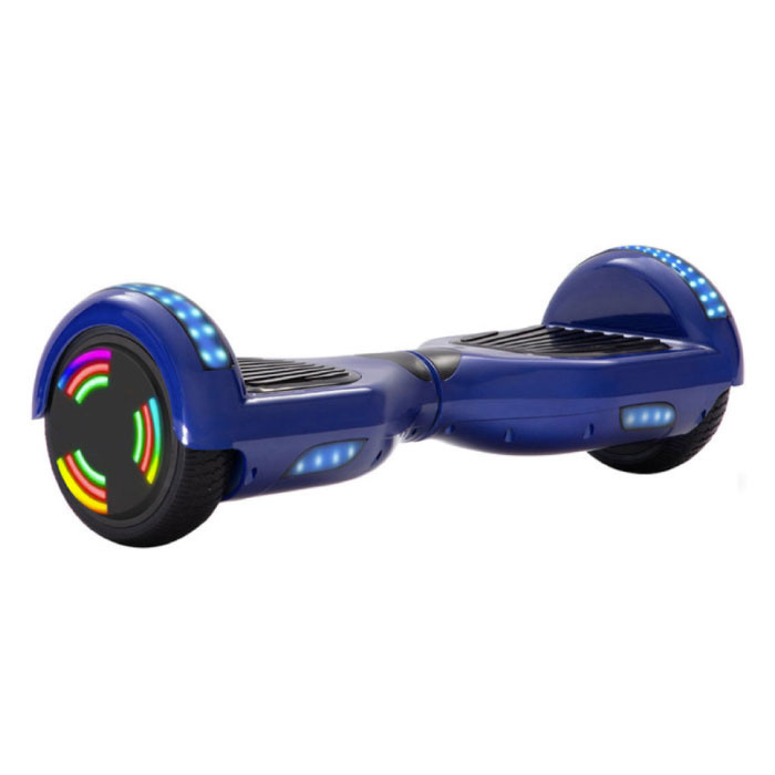 Hoverboard avec haut-parleur Bluetooth et éclairage RVB - Pneus 6,5" - Moteur 500 W - Balance électrique Hover Board Camo Blue