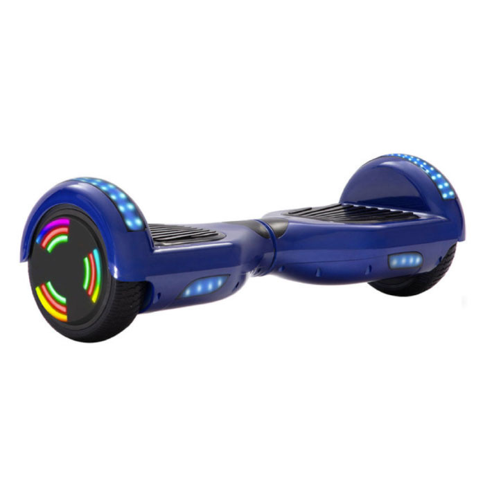 Hoverboard con Altoparlante Bluetooth e Illuminazione RGB - Pneumatici da 6,5" - Motore da 500 W - Hover Board con Bilanciamento Elettrico Camo Blue